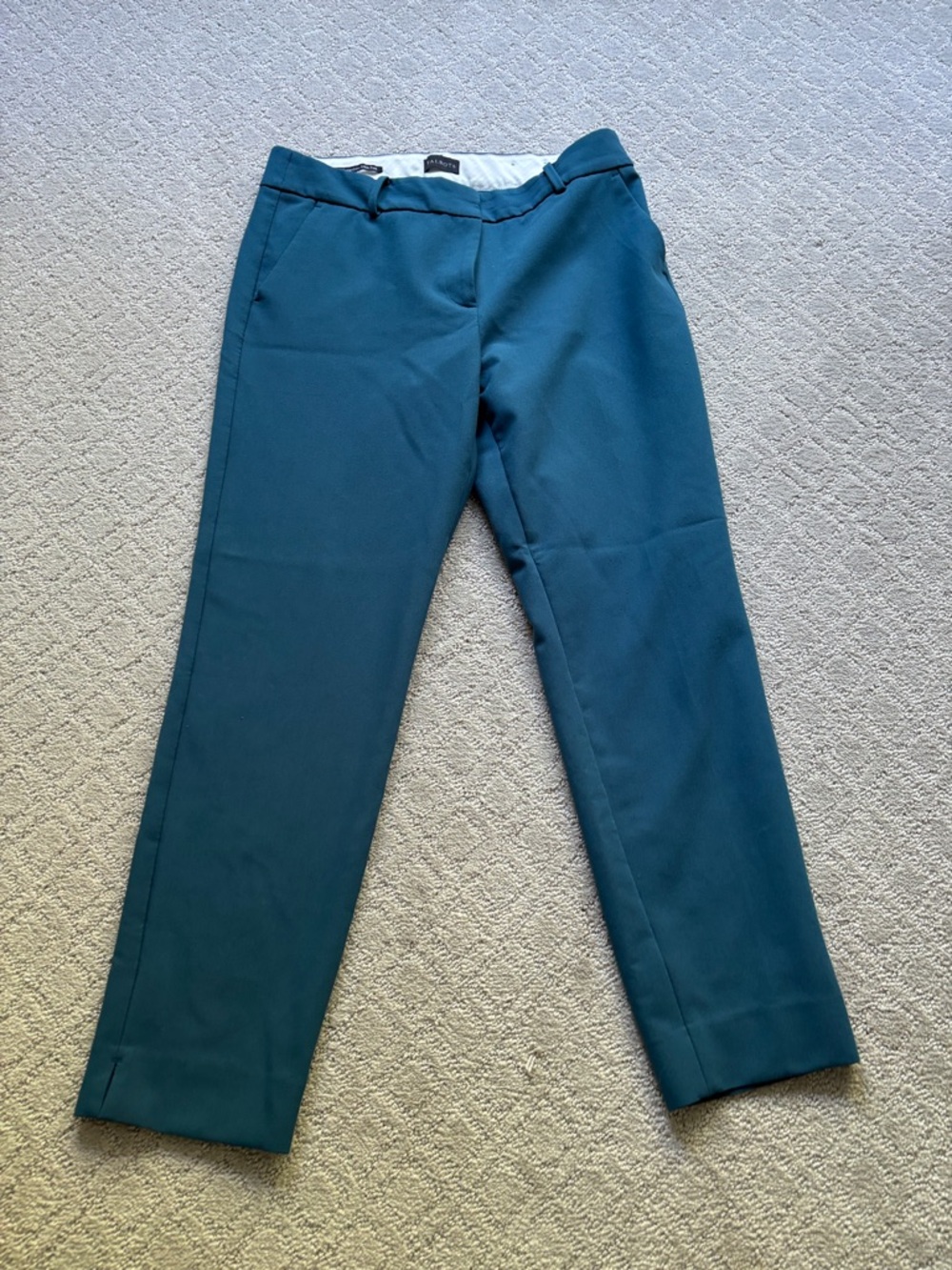 Talbots Hampshire ankle Teal Dress Pants - Classic Straight Leg